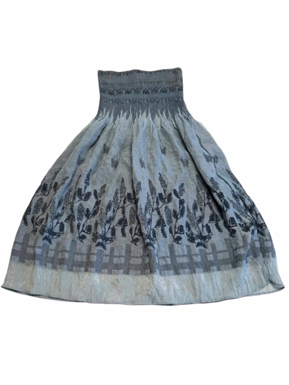 Vintage Y2K Lapis Convertible Dress Skirt Women’s OS Boho Fairy Summer Festival